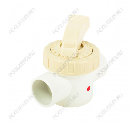 Кран Aquaviva V50-2 (E) двух позиционный 63 мм.